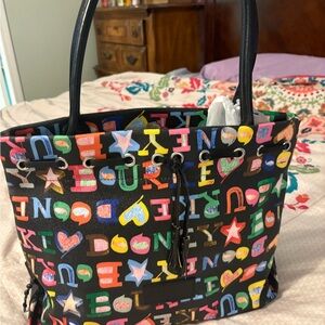 Dooney and Bourke Colorful Designer Tote Bag